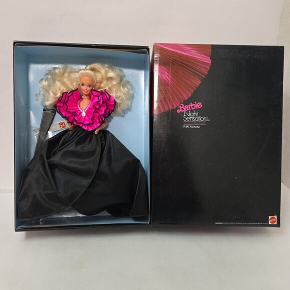 Rare Barbie Doll FAO Schwarz Night Sensation 1991 Mattel 2921 - Picture 1 of 6